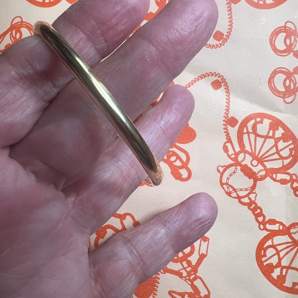 Marla Aaron 14K Yellow Gold Hard Hook Bracelet Cuff Handmade Box EUC! - Picture 13 of 16